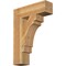 Ekena Millwork Merced Block Rough Sawn Bracket, Western Red Cedar, 6"W x 22"D x 30"H BKT06X22X30MRC05RWR - alternate 1